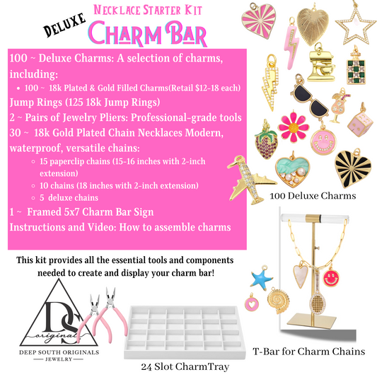 Deluxe Charm Bar Necklace Starter Kit