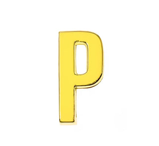 Scarf Slide Letters ~ Gold