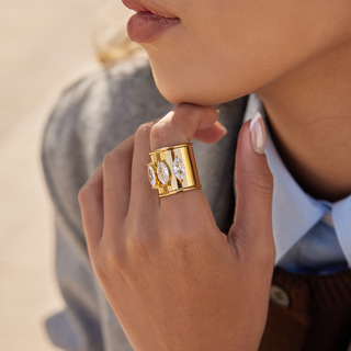 Victoria Ring 18K Gold Non Tarnish