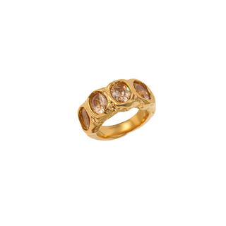 Brennan 3 Stone Band Ring