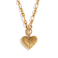 The "Samantha" Heart Necklace ~ 18k Gold Plated Waterproof