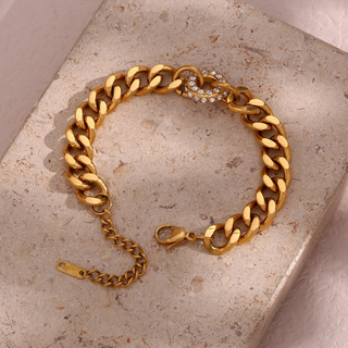 Greer Crystal Link Bracelet