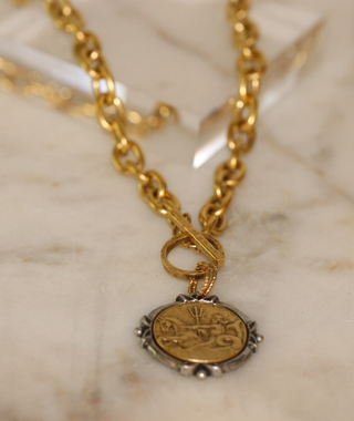 Neptune Coin Necklace