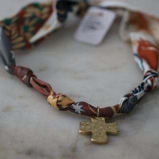 Mountain Morning Scarf Necklace