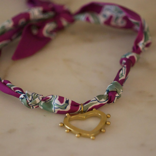 Derby Heart Scarf Necklace – Gold (Limited Edition)