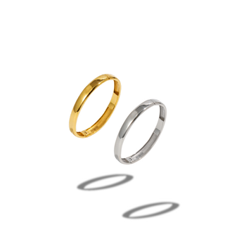 Heirloom Bangle 18K Gold or Silver Water Resistant Hinged Bracelet