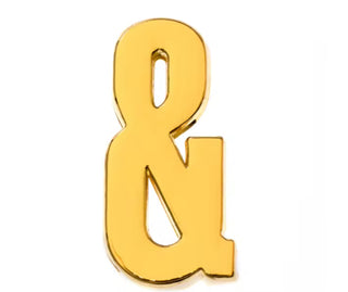 Scarf Slide Letters ~ Gold