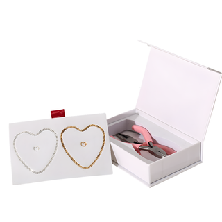 Permanent Bracelet Kit for 2 - Stainless Steel - DIY Snap Closure