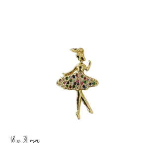 Twirling Ballerina Charm ~ Deep South Originals