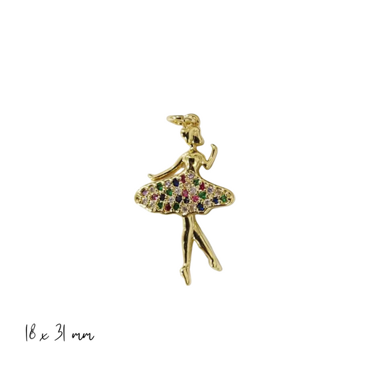 Twirling Ballerina Charm