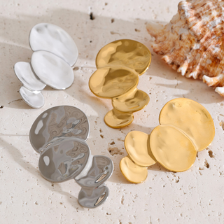 Luna Disc Statement Earrings