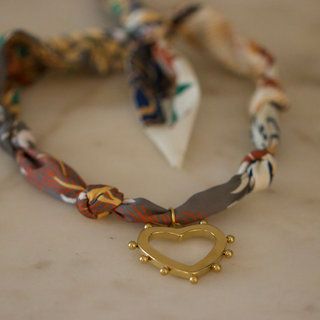 Autumn Muse Scarf Necklace