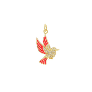 Radiant Redbird Charm ~ Deep South Originals