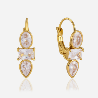 Daphne CZ Huggie Earrings