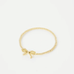 Golden Bow Beaded Bracelet