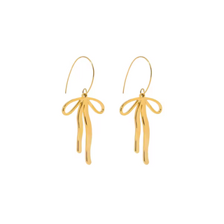 Willow Bow Drop Earrings