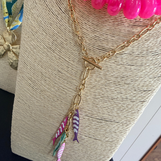 Finley Fish Lariat Necklace (Limited Edition)