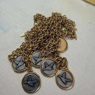 Duck Coin Necklace in Flight