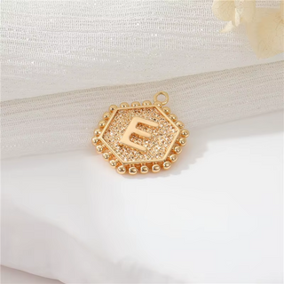 Initial Letter Gold Coin Charms (A-Z) ~ Deep South Originals