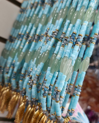 Marina Fish Gemstone Necklace