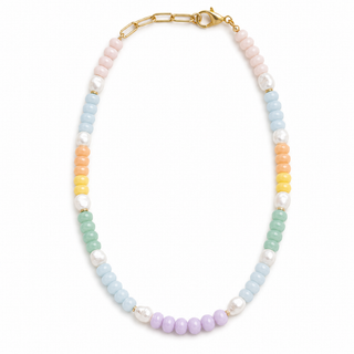 Claire Pearl Beaded Necklace