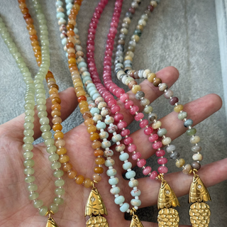 PREORDER | Isla Fish Beaded Necklace