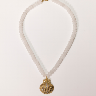 Seaside Shell Necklace – 18K Gold-Plated Non-Tarnish Stainless Steel