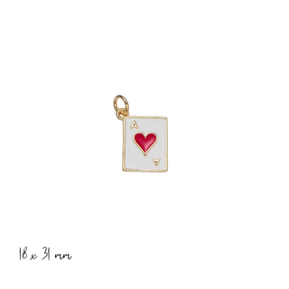 Ace of Hearts Charm By Deep South Originals