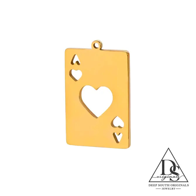 Ace of Hearts Charm -  - 