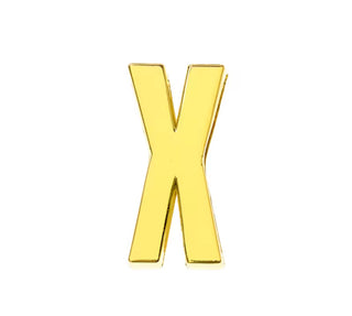 Scarf Slide Letters ~ Gold