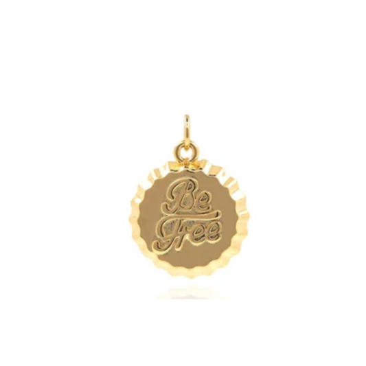 Be Free Charm ~ Gold -  - 