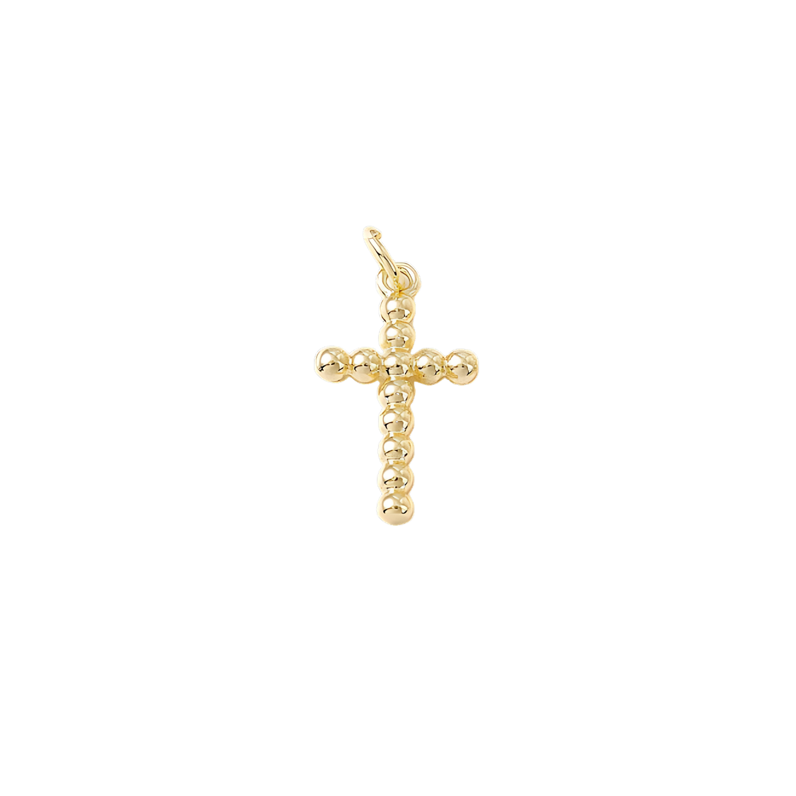 Beaded Cross Charm-1 inch. -  - 