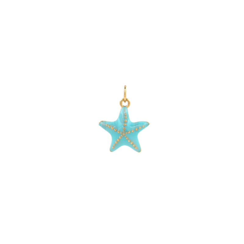 Blue Starfish Charm -  - 