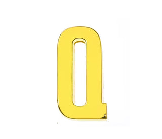 Scarf Slide Letters ~ Gold