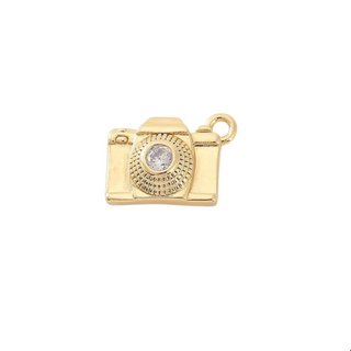 Camera Charm - Gold Filled -  - 