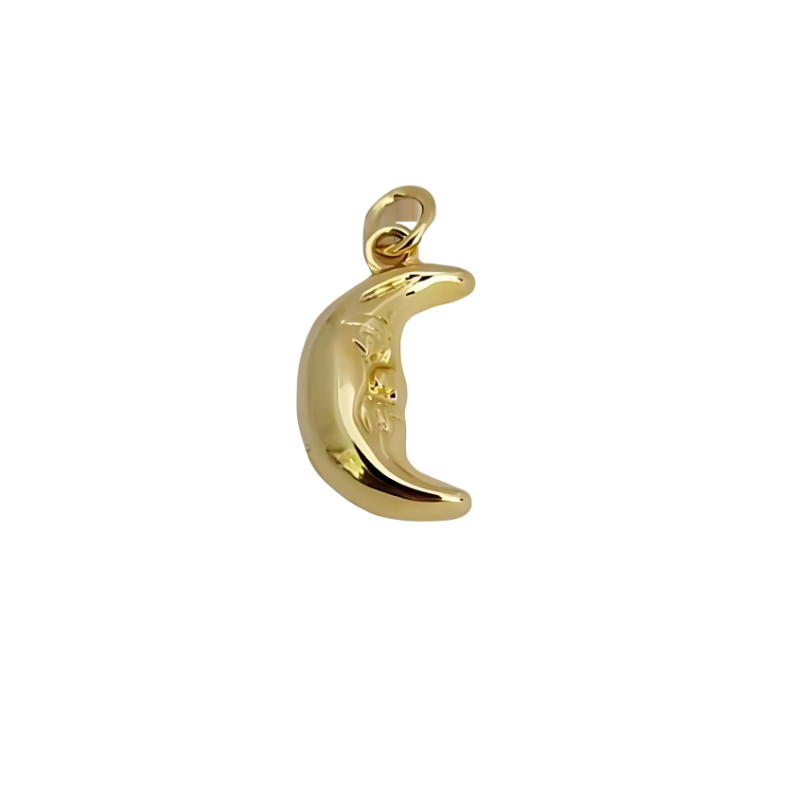 Dreamy Crescent Moon Charm -  - 