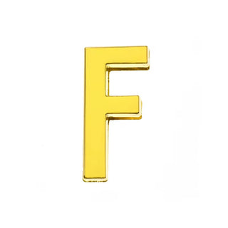Scarf Slide Letters ~ Gold
