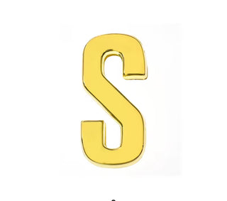 Scarf Slide Letters ~ Gold