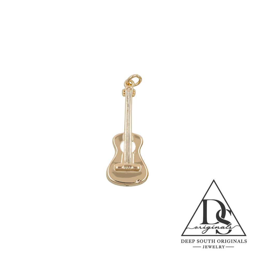 Gold Guitar Charm-Gold Filled -  - 