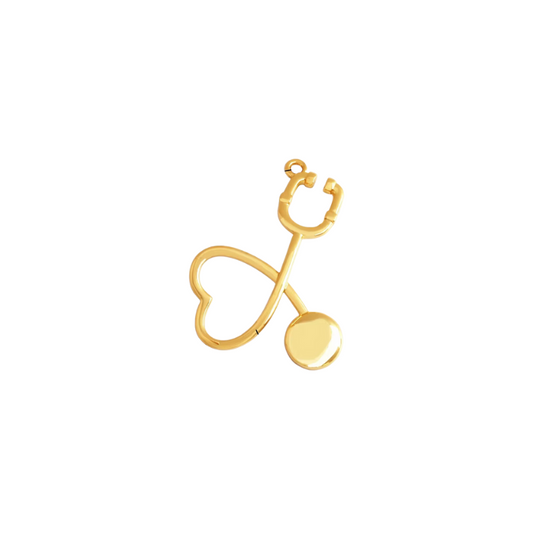 Heart Stethoscope Charm -  - 