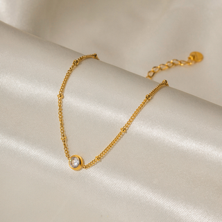 Bezeled Anklet Water Resistant
