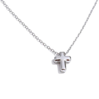 Dainty Cross Necklace 18K Gold-Plated Non-Tarnish