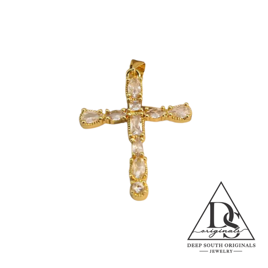 Radiant Faith Cross Charm -  - 