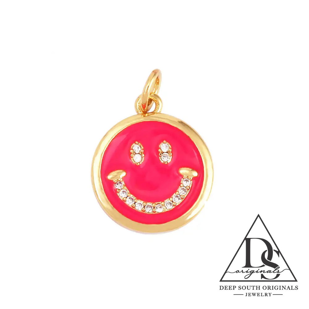 Smile Charm ~ Gold Filled -  - 