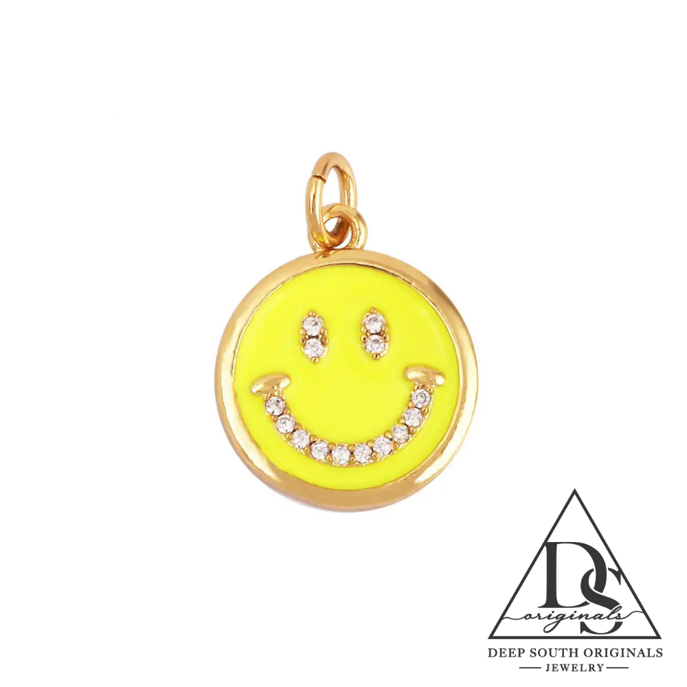 Smile Charm ~ Gold Filled -  - 