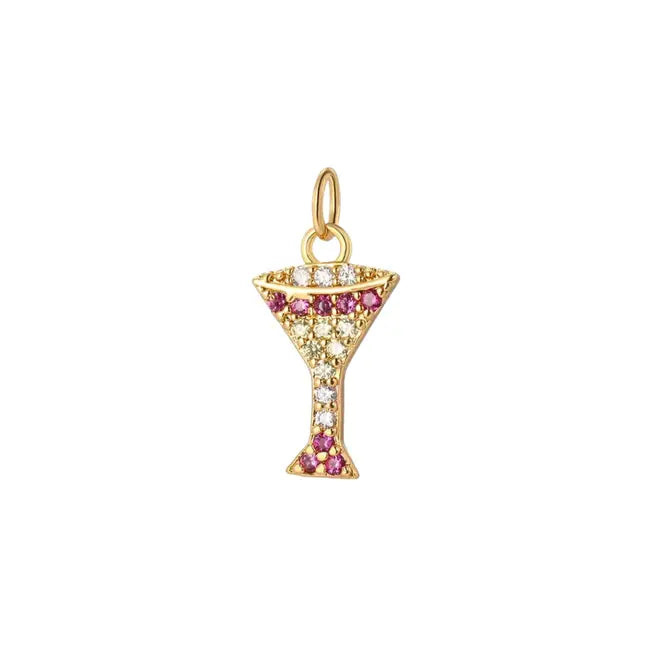 Cocktail Charm  ~ Charm for Necklaces & Bracelets