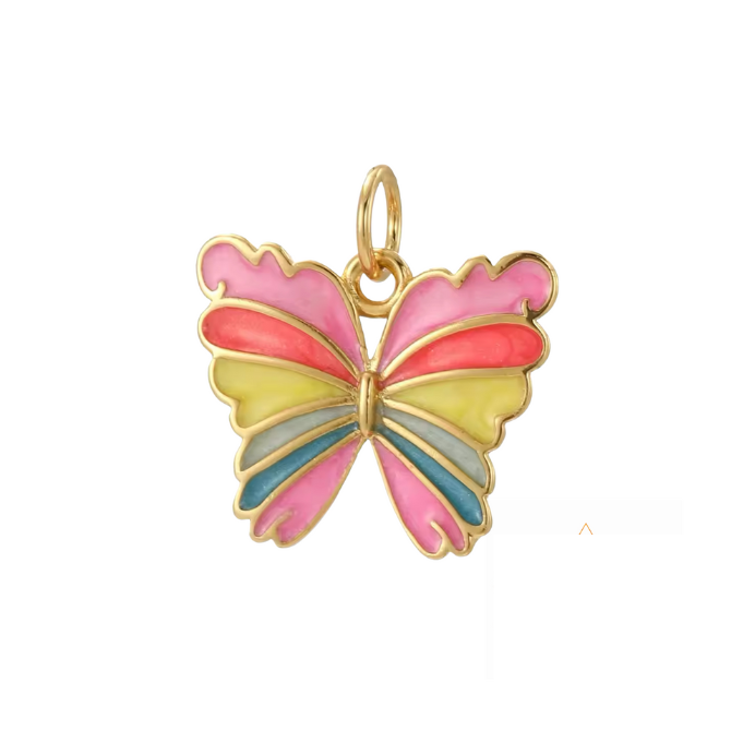 Colorful Butterfly Charm ~ Charm for Necklaces & Bracelets