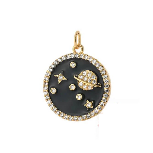 Cosmic Sparkle Charm -  ~ 14k Gold Filled Charm for Necklaces and Bracelets