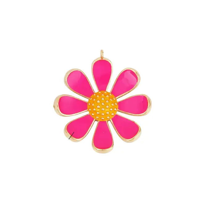 Daisy Charm ~ 14k Gold Filled Charm for Necklaces and Bracelets