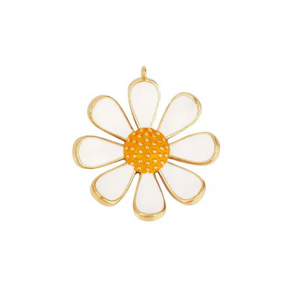 Daisy Charm ~ 14k Gold Filled Charm for Necklaces and Bracelets